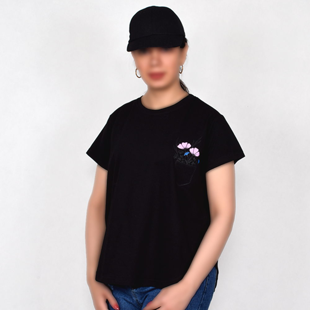 تیشرت زنانه هلال دار کد 2