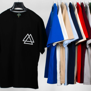 تیشرت مردانه بیسیک طرح والکنوت Valknut